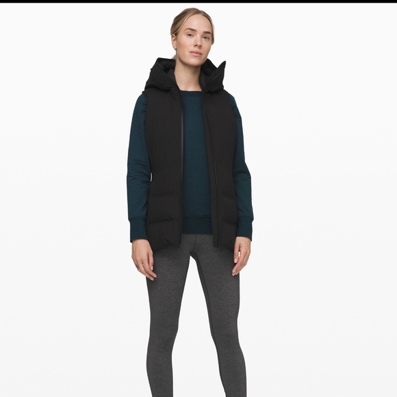 lululemon athletica Jackets & Blazers - Lululemon Sleet Street Vest Black sz 14